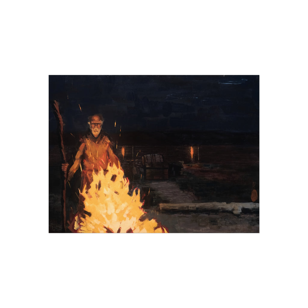 The Fire Still Burns — Limited First Edition 18x24 Art Print