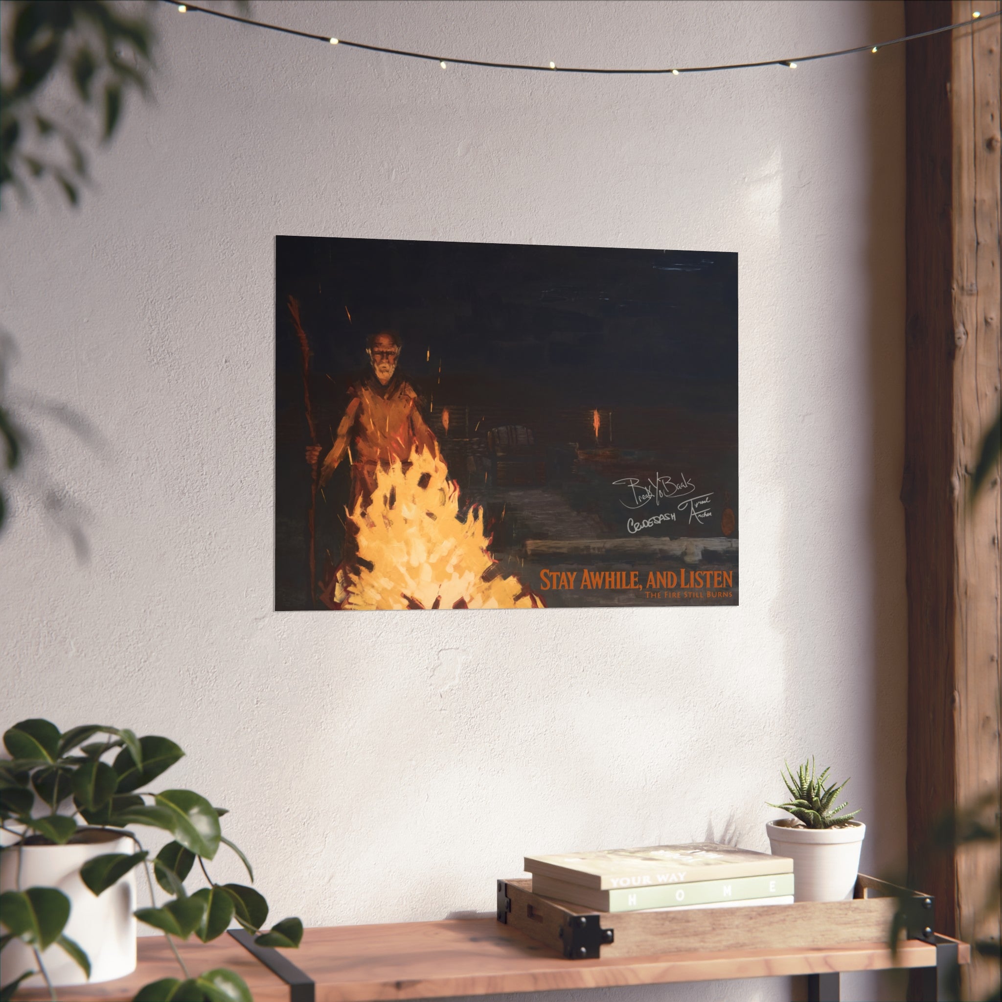 The Fire Still Burns — Digitally Signed Limited First Edition 18x24 Art Print