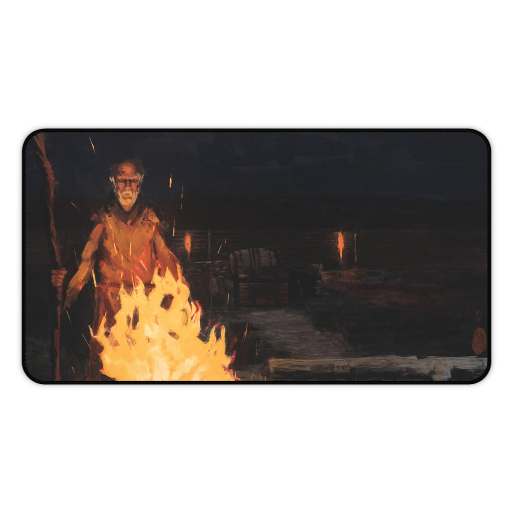 The Fire Still Burns — 12x22 Desk Mat